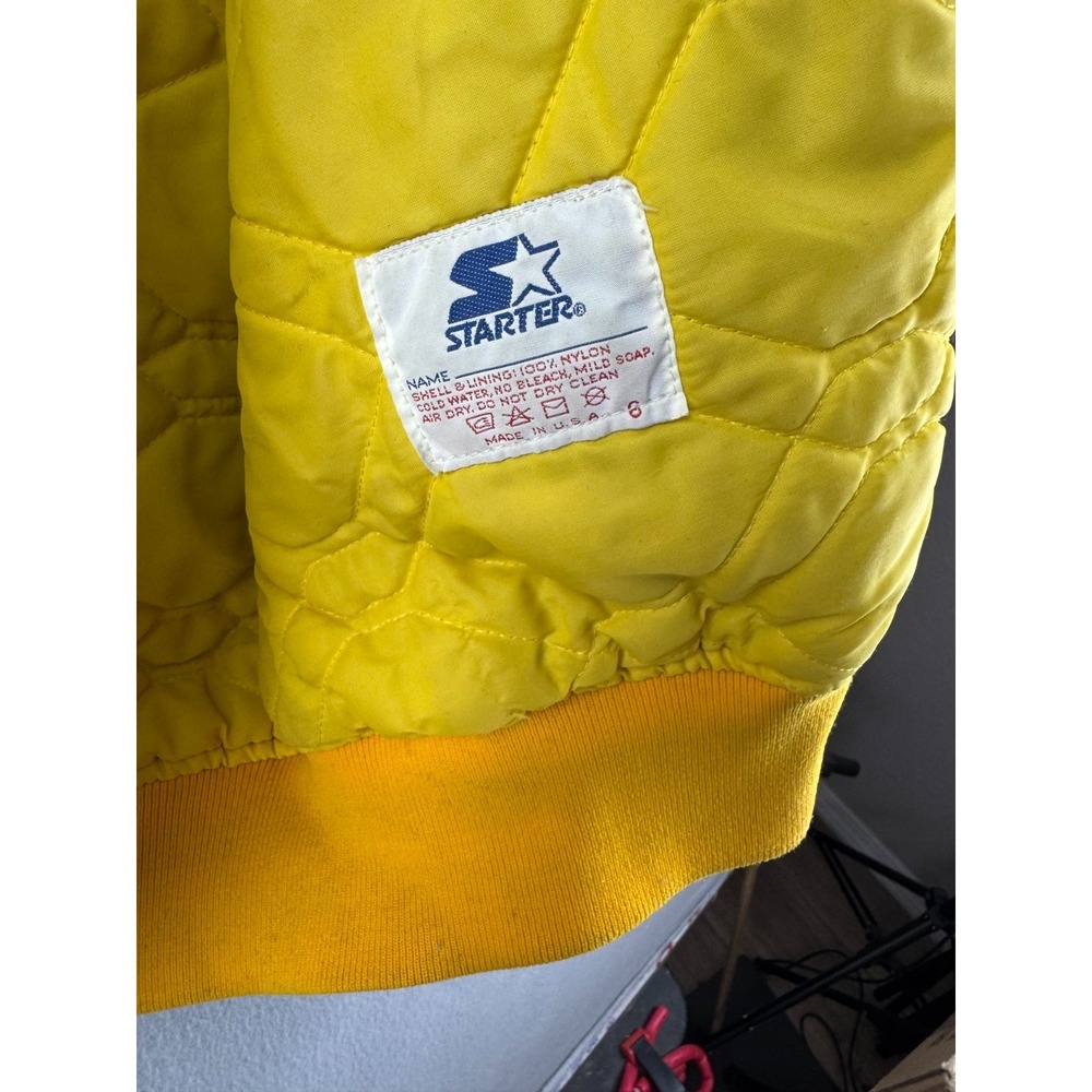 Vintage Pittsburgh Penguins Jacket Mens Medium 80s 90s Starter Bomber Hockey USA - Picture 16 of 16
